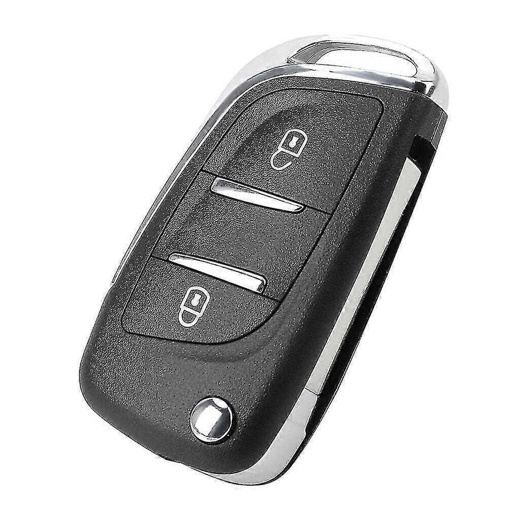 Remote Compatible With Peugeot 107 207 307 307s 308 407 607 2bt Dkt0269 2 Button Car-styling Key Fob Case Flip Folding Car Key Shell
