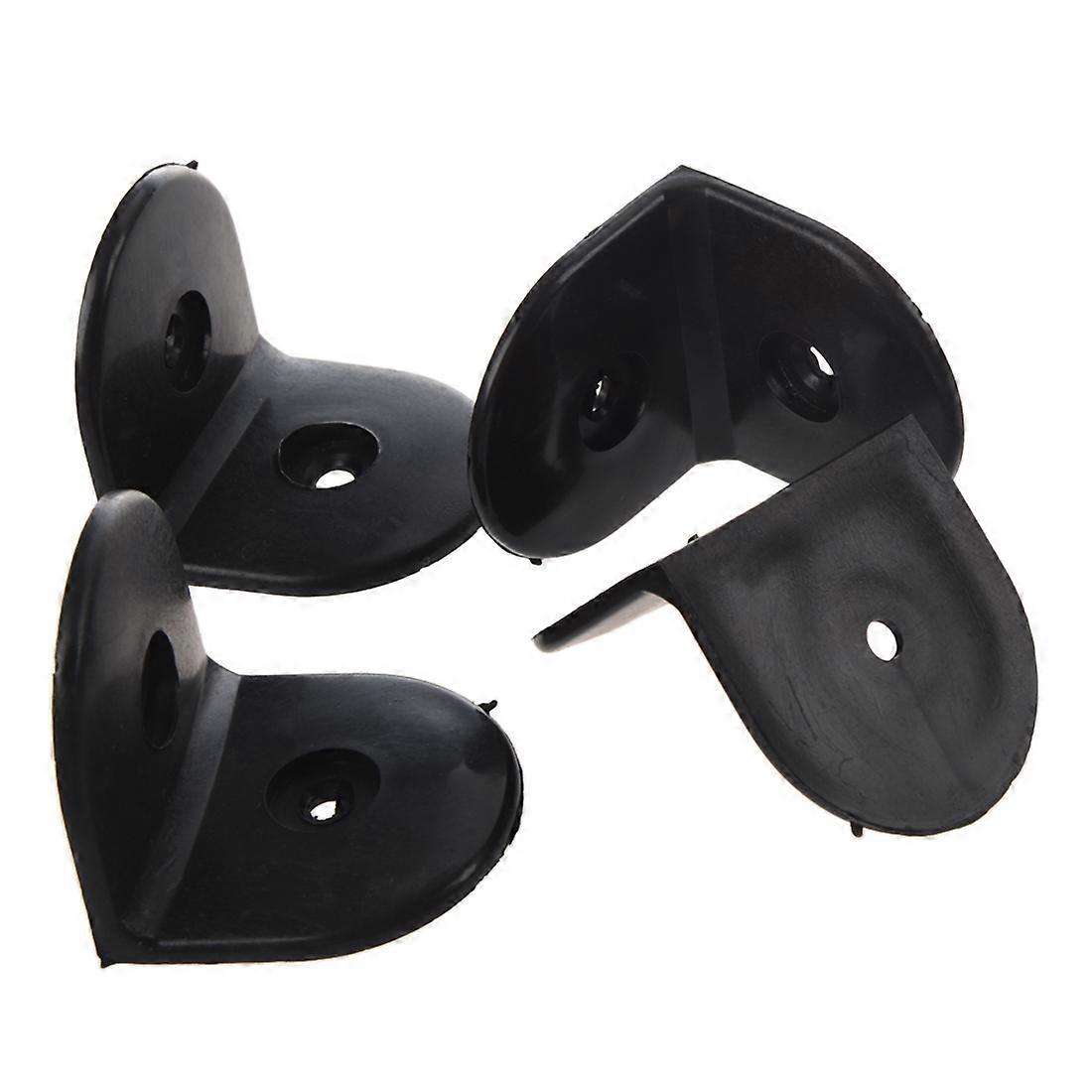 2" x 2" Corner Brace Joint Black 4 Pcs