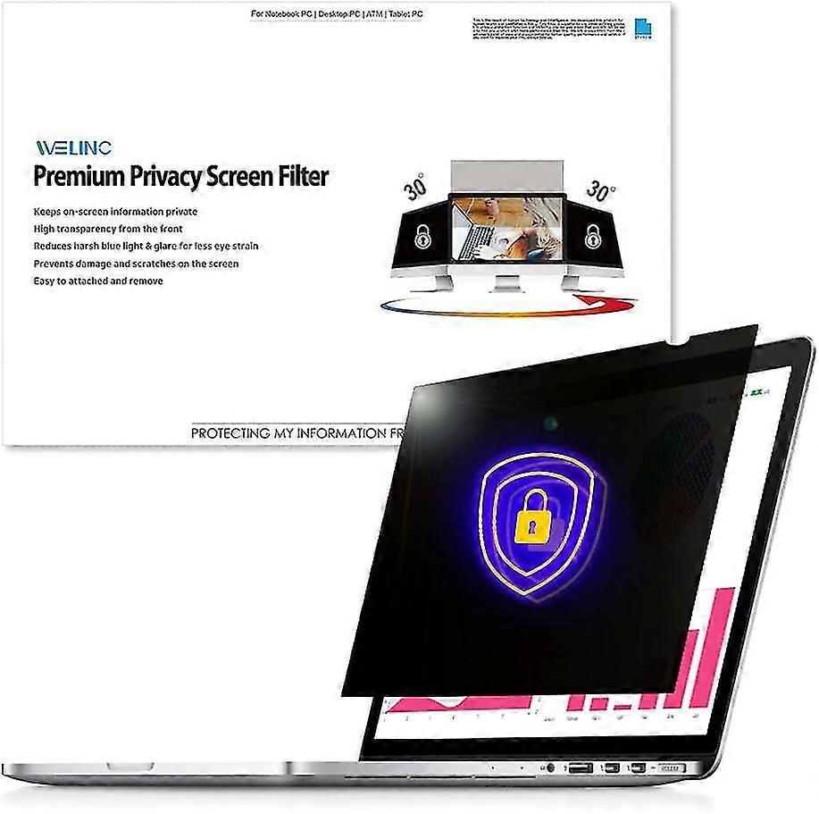 14.0 Inch - 16:9 Aspect Ratio - Laptop Privacy Screen Filter For Widescreen Laptop - Notebook - Anti-glare - Anti-scratch Protector Film For Data Conf
