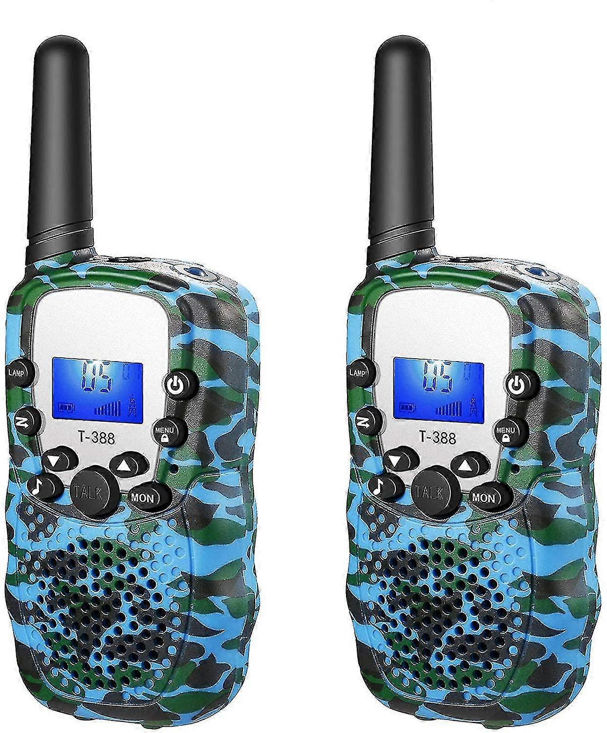 Walkie Talkies For Kids 3 Kms Long Range Children Walky Talky Handheld Blue