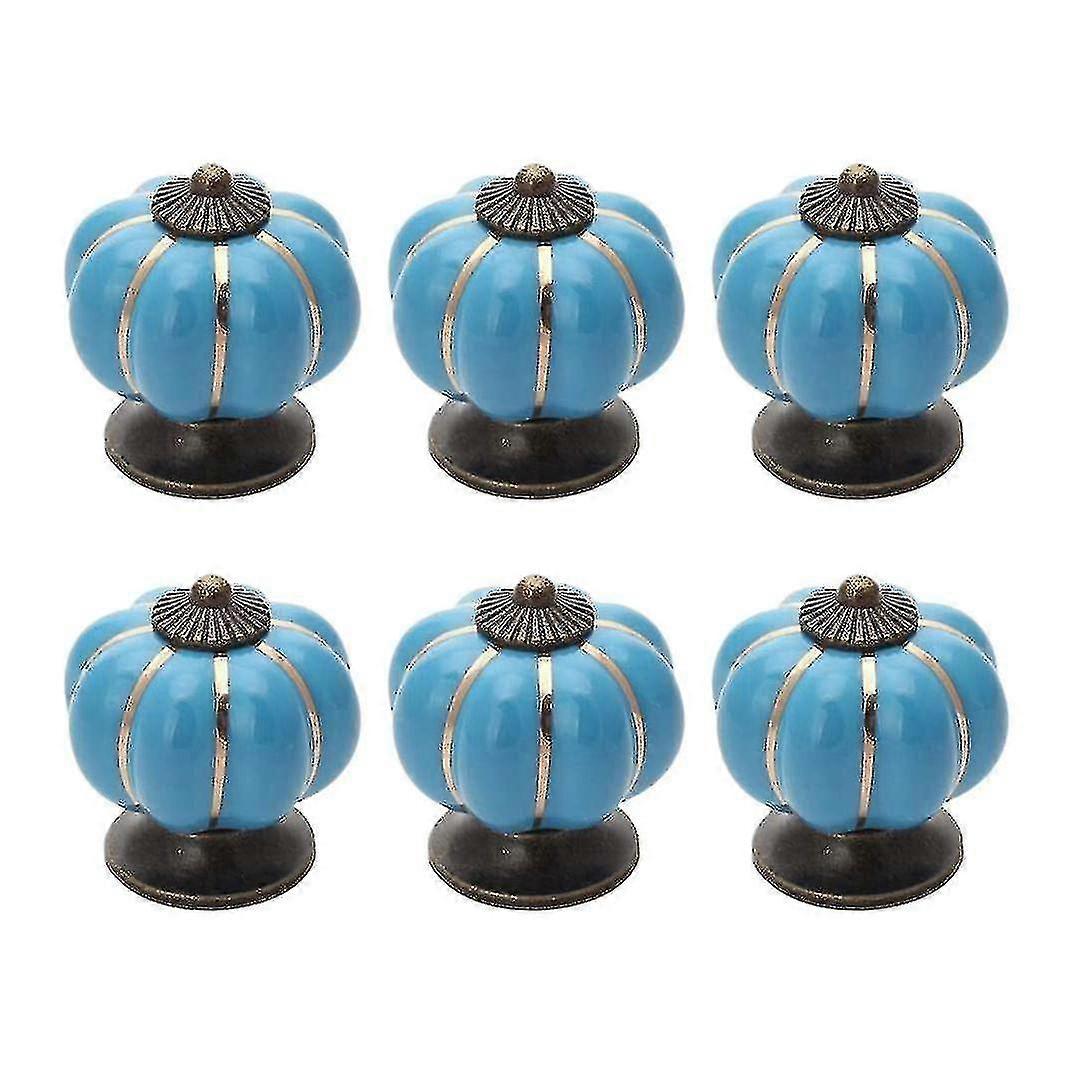 6 Knobs Vintage Ceramic Cabinet Knobs Ceramic Cabinet Knobs