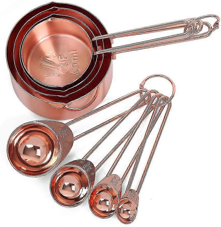 Stainless Steel Measuring Cups And Spoons Set