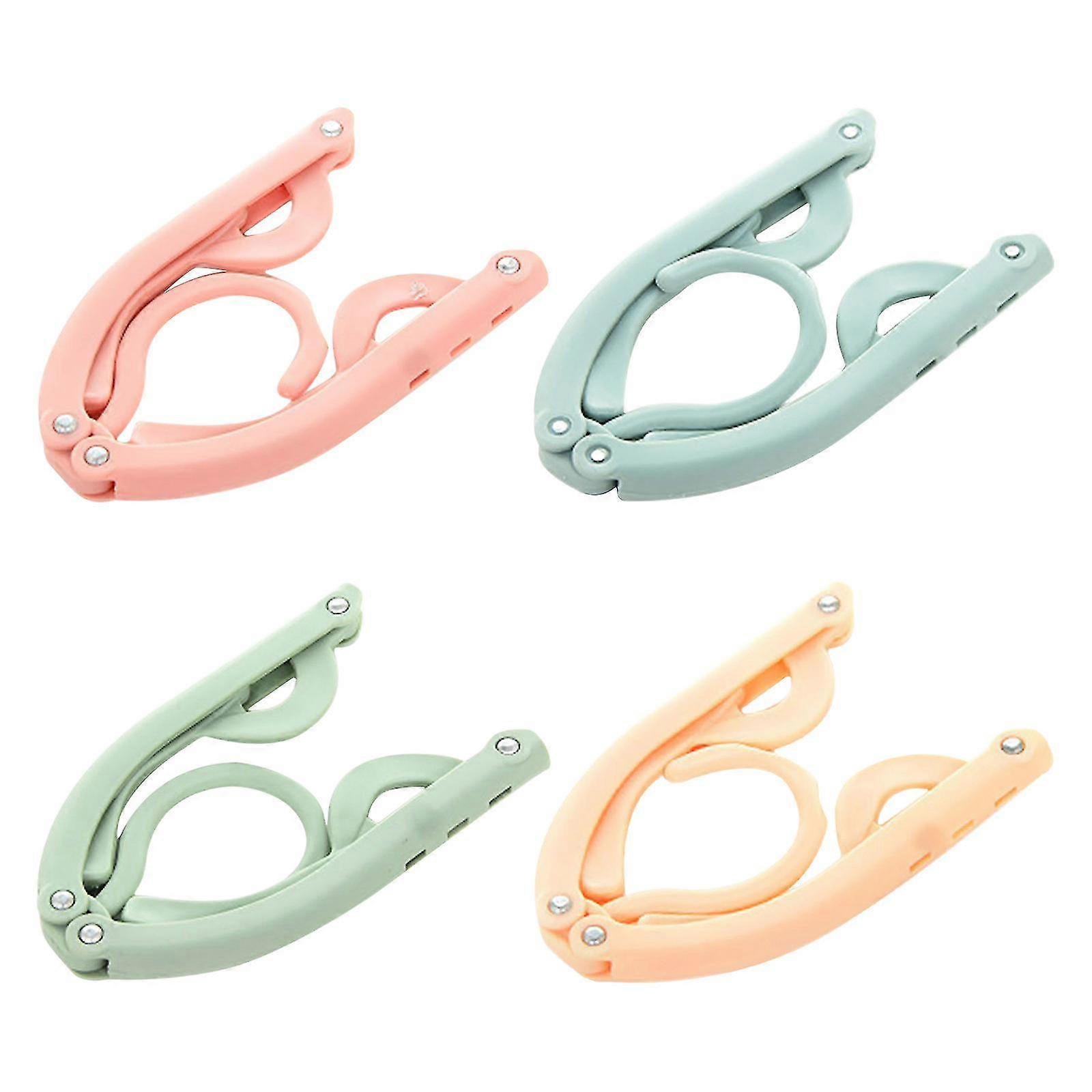 Multifunctional Portable Folding Plastic Hanger Travel Folding Hanger