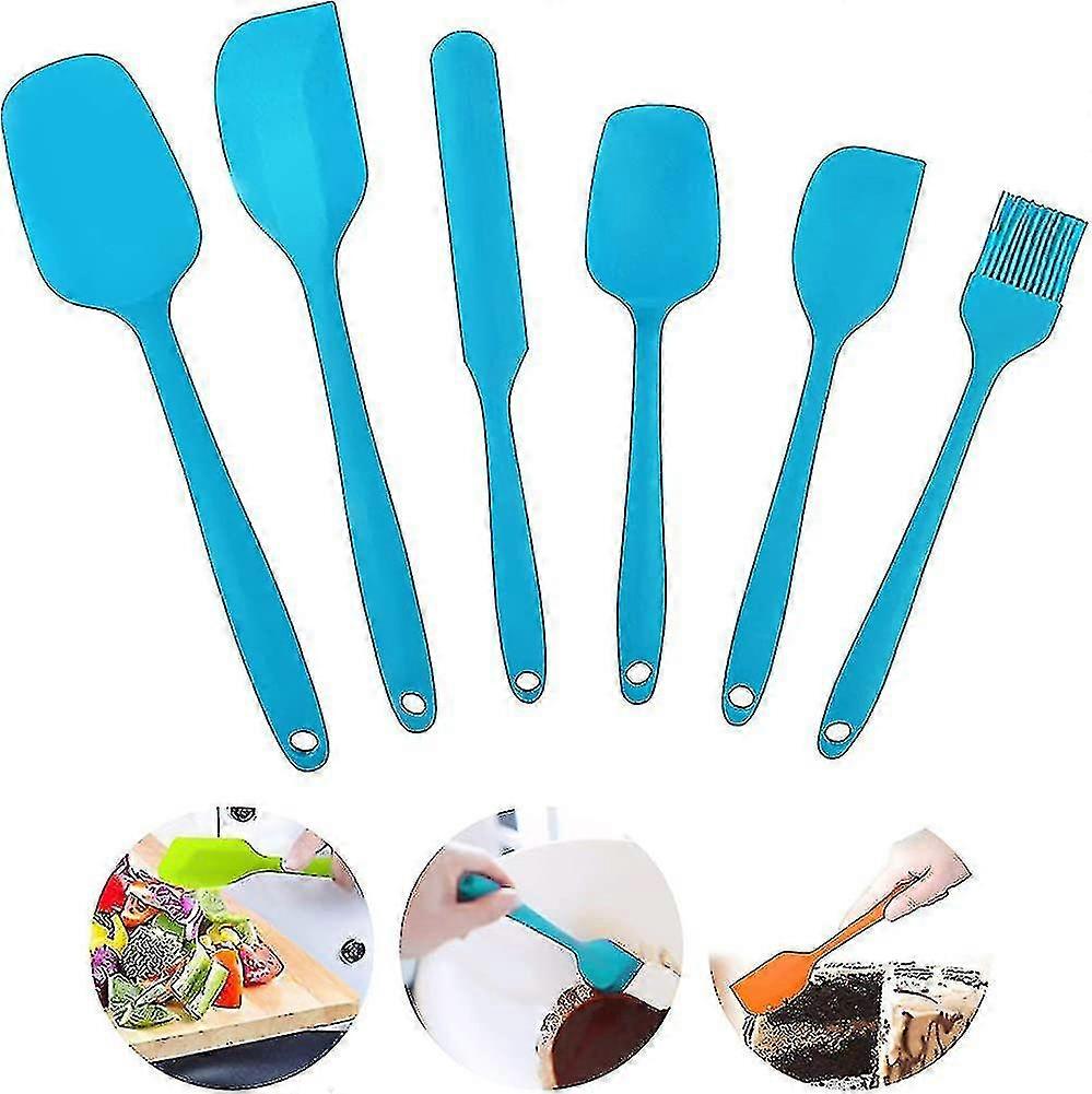 Silicone Spatulas Set Of 6 Heat Resistant Spatulas With Heilwiy A Resistant Stainless