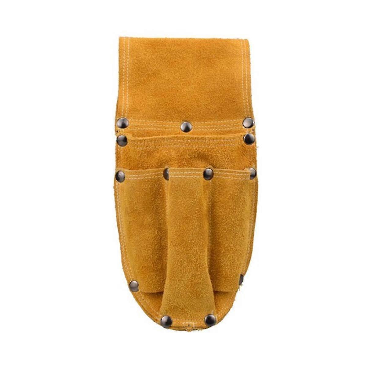 Leather Labor Insurance Bag Climbing Operation Mechanical Operation Storage Bag Electrician Pliers Multi-function Pocket