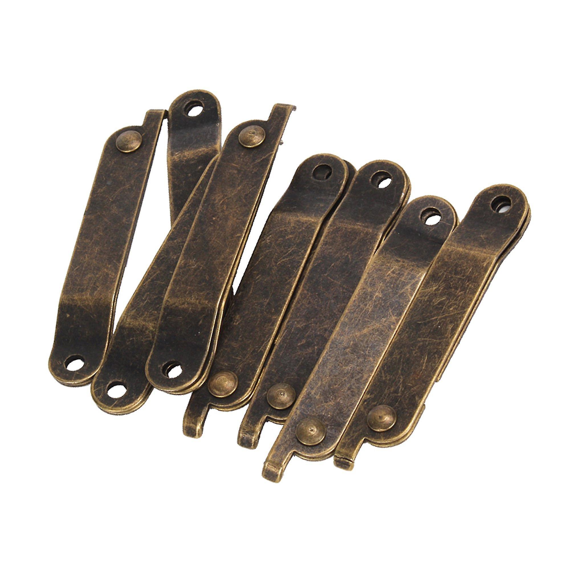 Hinges 8pcs S Size Furniture Decorative Lid Support Hinge Stay Smooth Movement