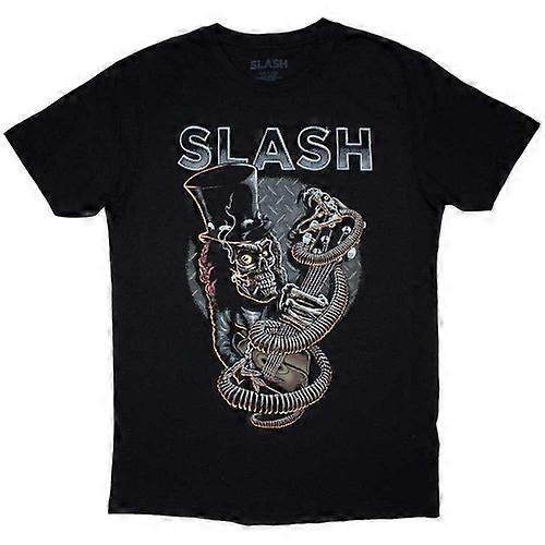 Slash Unisex Adult Skull Guitar Snake T-Shirt