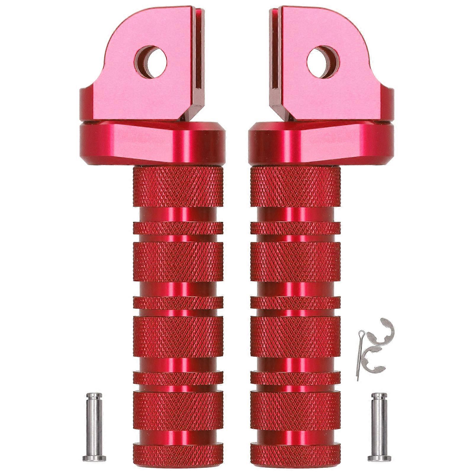 Motorrad Vorne Fuß Peg Rest CNC Aluminium Modifikation für YAMAHA MT03 MT07 MT09 MT10 MT25Red