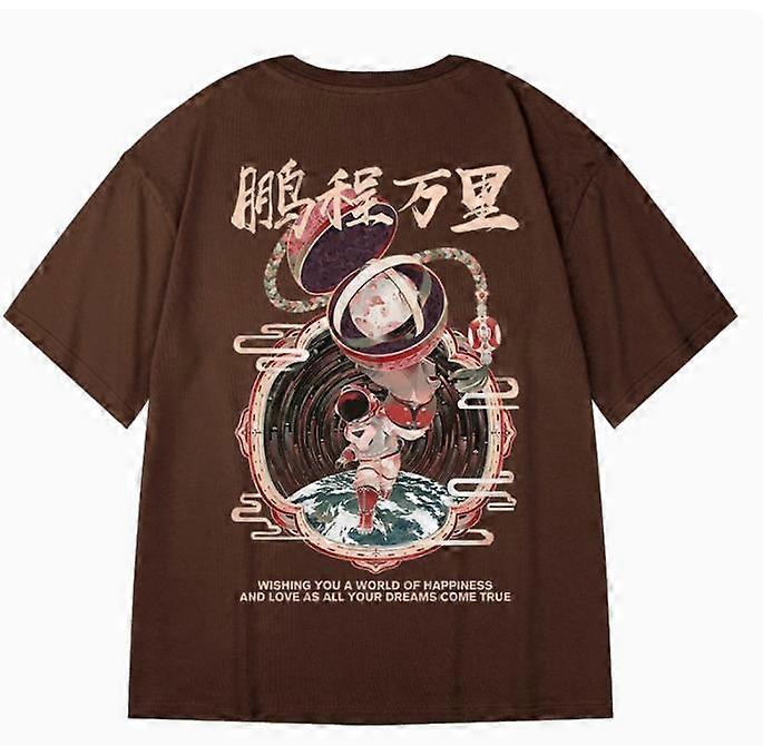 Printing Men Tshirt Casual Breathable Tshirts Funny Cotton Loose Tees Shirts Street Oversized T-Shirts Man