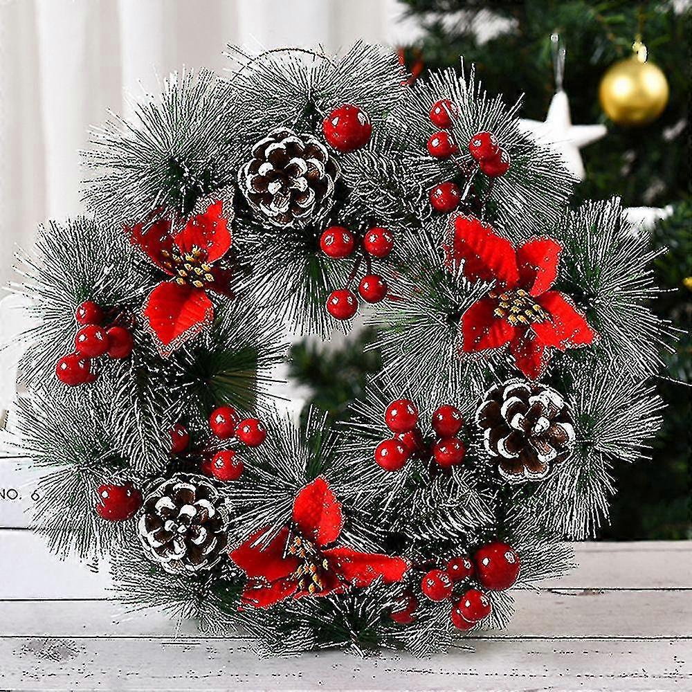 Στεφάνι δέντρου Χριστουγέννων κρεμώντας decor σπίτι Xmas πόρτα συμβαλλόμενου μέρους Garland-cl.