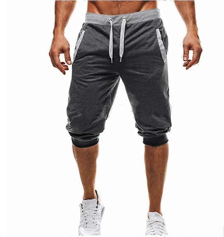 nya fritidssporter slim fit fitness 5-punkts joggingbyxor för män