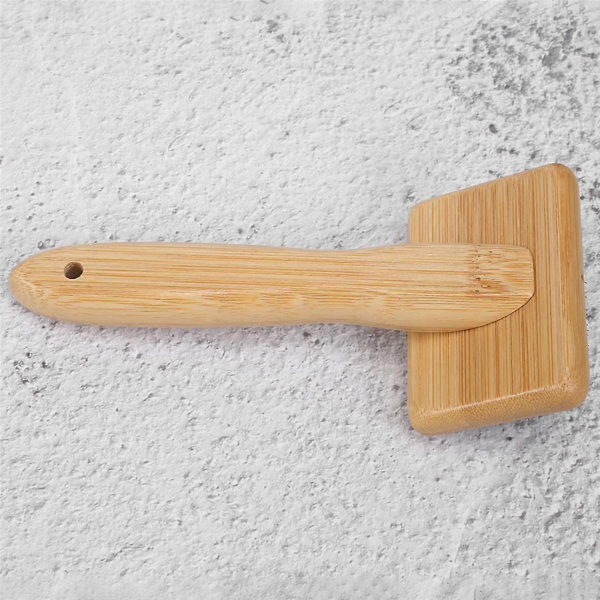 Gobelängvävkam Makramé Slicker Brush Bomullsrep Öppen Knutkam Sticktillbehör DIY Flätad
