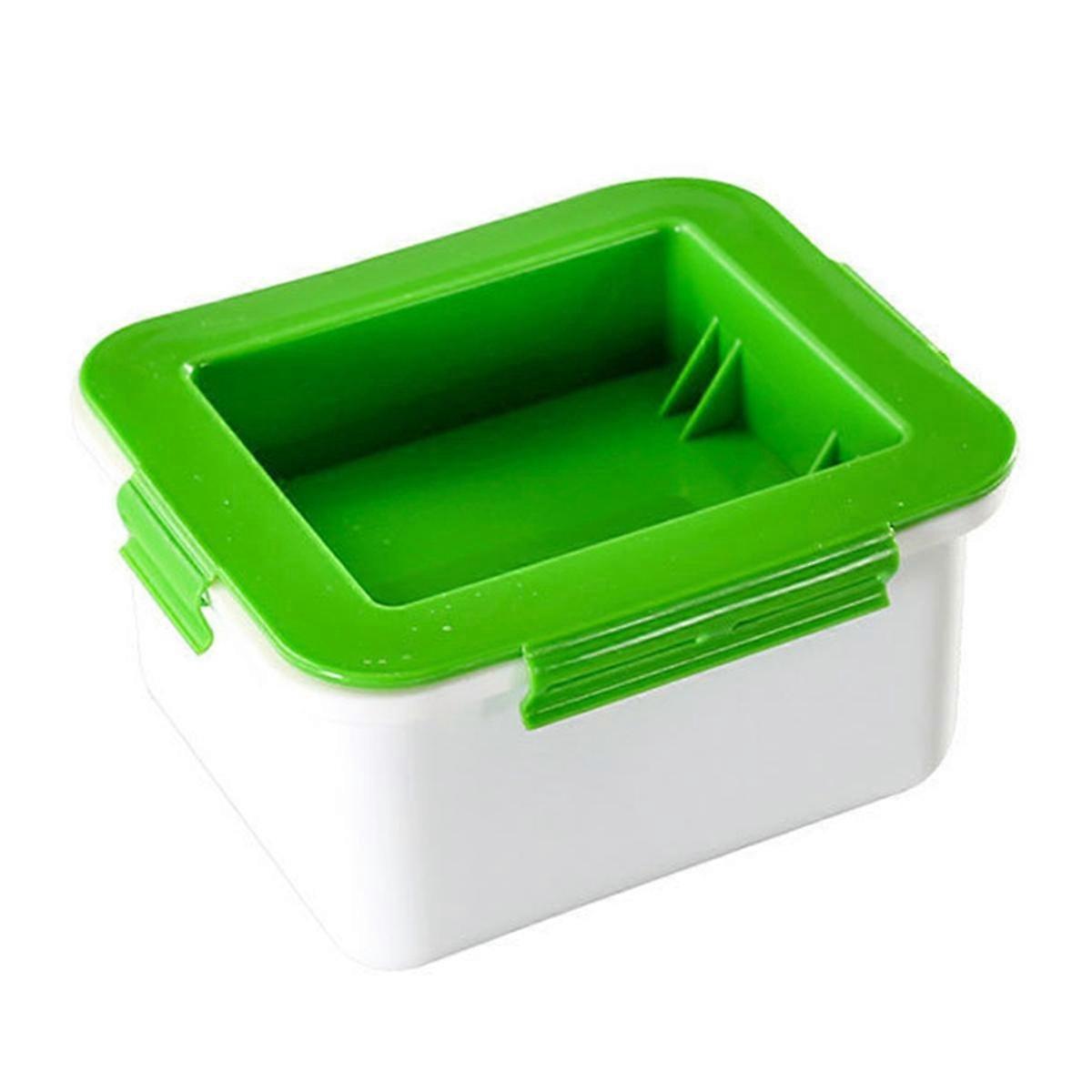 Food Press Strainer, Vegan Friendly Machine, Durable Odorless Press with Drip Tray, Space Saving Drainage Device