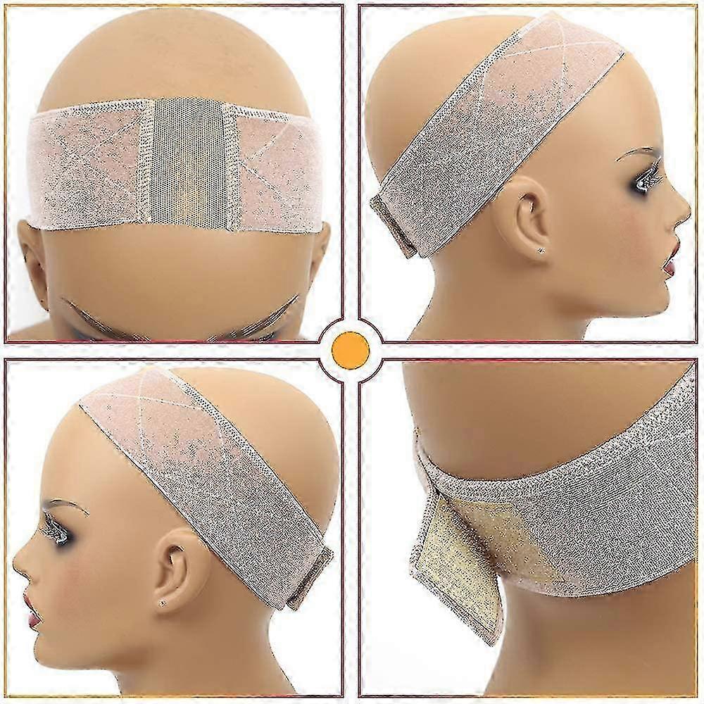 2 Pack Non-slip Flexible Wig Comfortable Lace Wig Straps