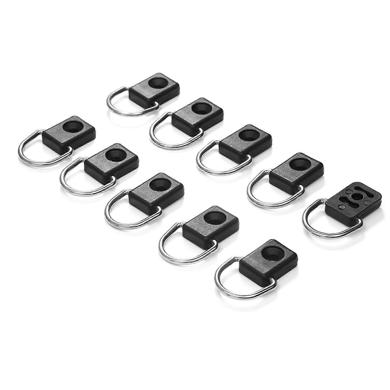 Aigend 10pcs Kayak D Ring, Kayak D Anelli Boat Rigging D Ring Safety Tie Down Loop Deck Accessori di Montaggio con Viti M6 per Canoa Kayak Pesca in Barca a Vela