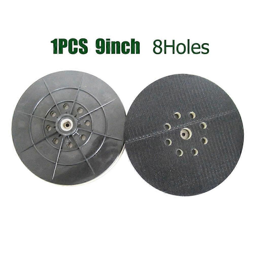 1pc Sanding Disk Drywall Sander Hook And Loop 8hole 9\" 230mm Backup Pad With 6mm Thread Tools & Workshop Equipment Accessories