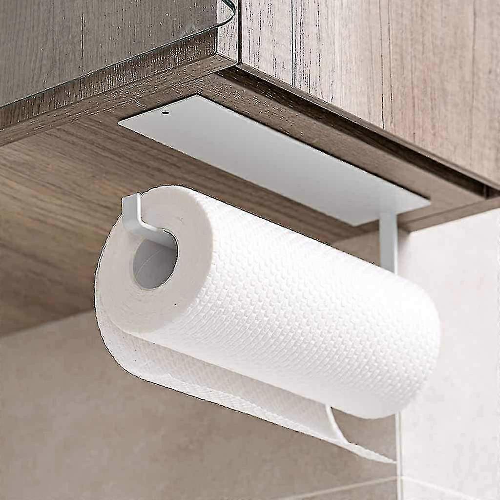 Kitchen Roll Holder - Wall Mounted Paper Roll Holder For Kitchen - No Drilling Required