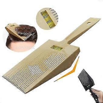 Men's Flat Top Guide Comb - Barber Shop Hairstyling Tool For Haircut Clipper Comb