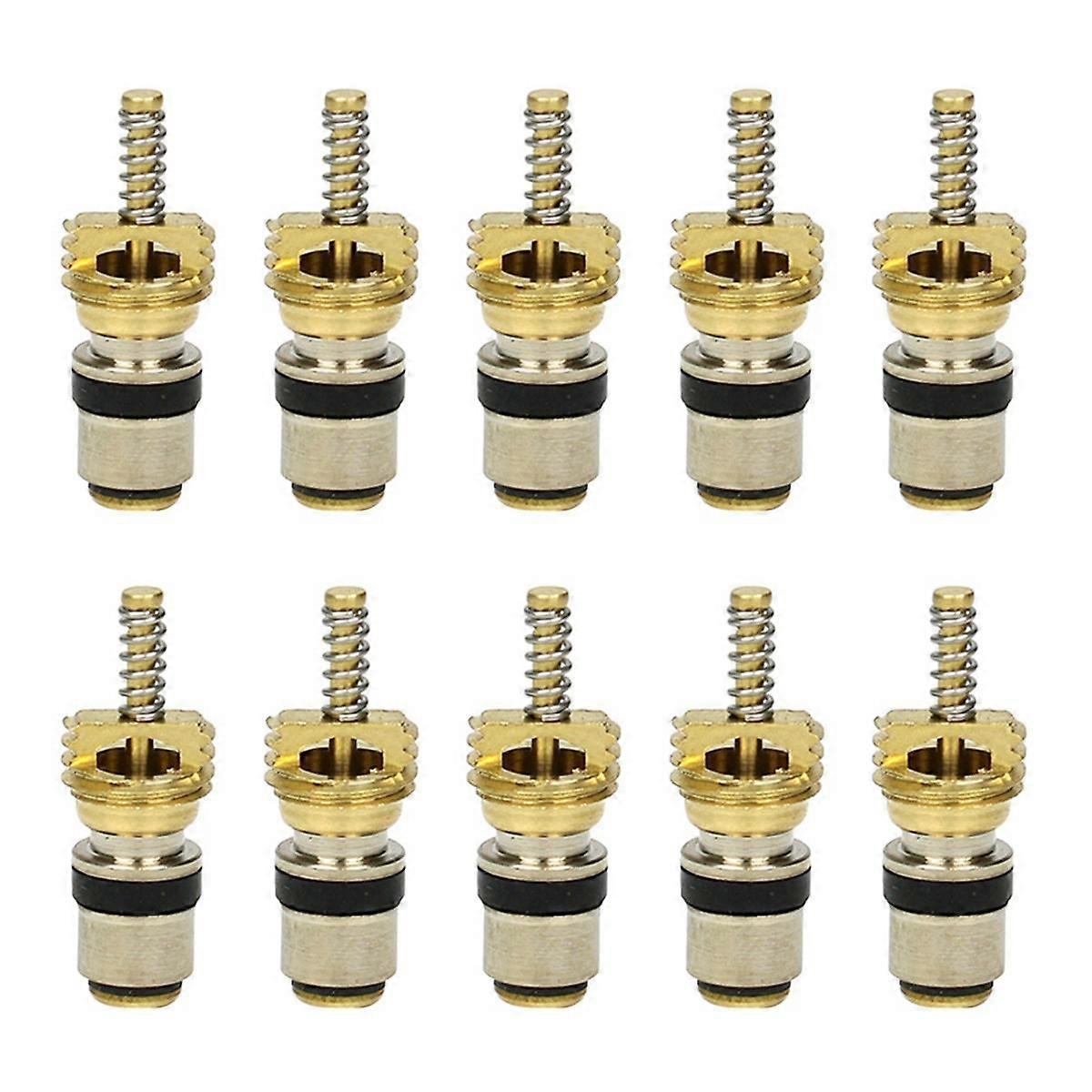 100pc Air Conditioning Charge Cold Medium Interface Valve Core for Elysee Beverly