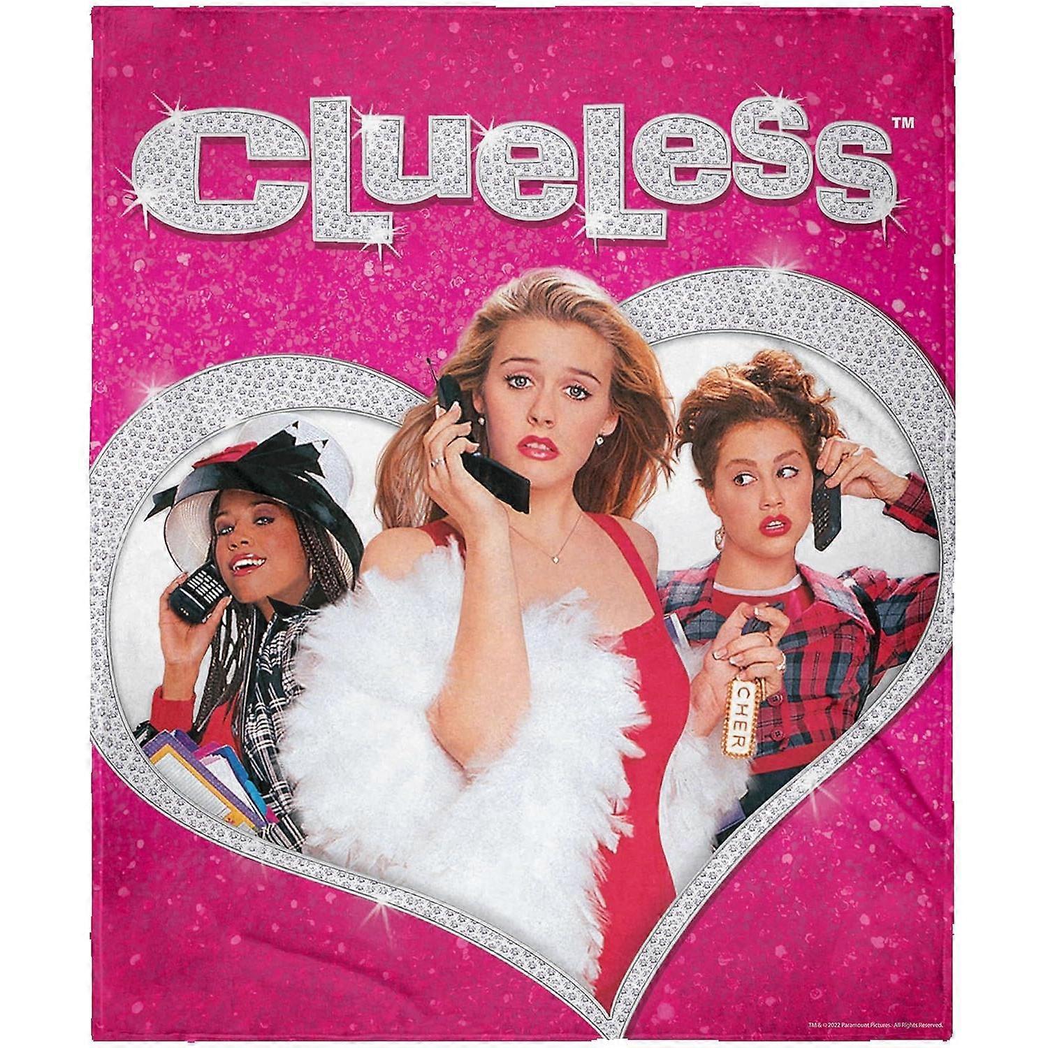 Cobertor de Pelúcia Super Macio Clueless Cher Dionne e Tai