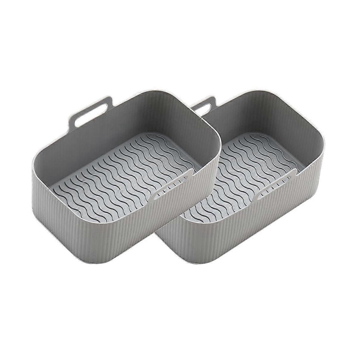 Liners for Ninja Dual, Reusable Silicone Liner for Ninja Accessories,Grey