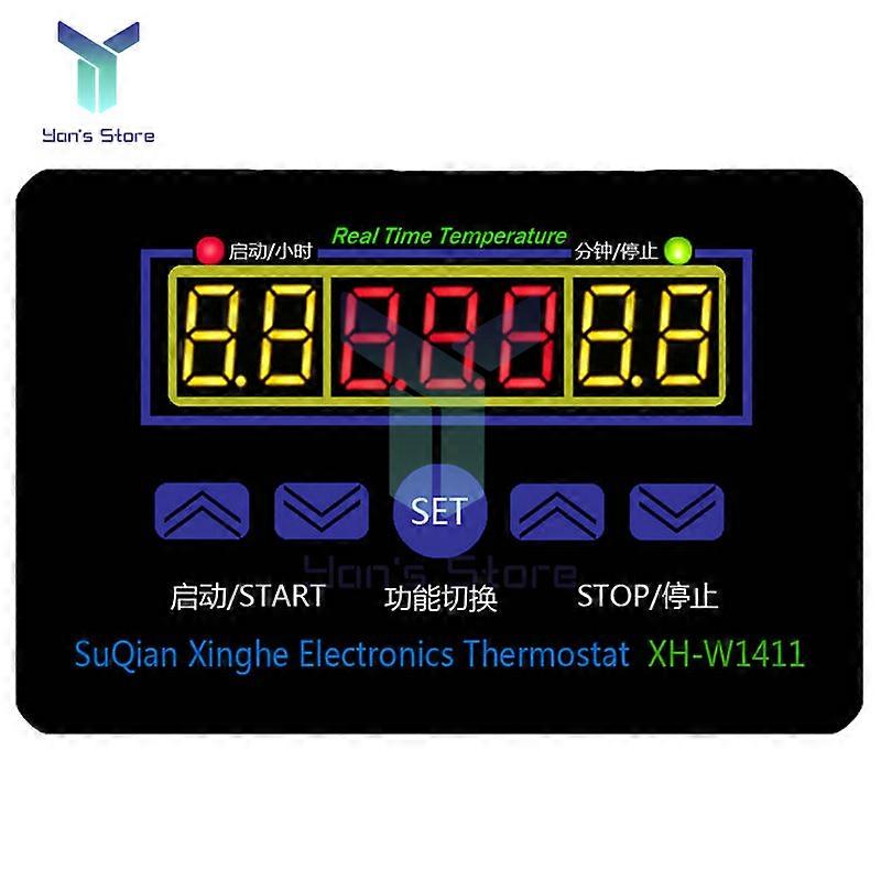XH-W1411 Thermostat LED Digital Temperature Controller AC 110V 220V 10A DC 12V Switch Thermometer Smart Temperature Regulator
