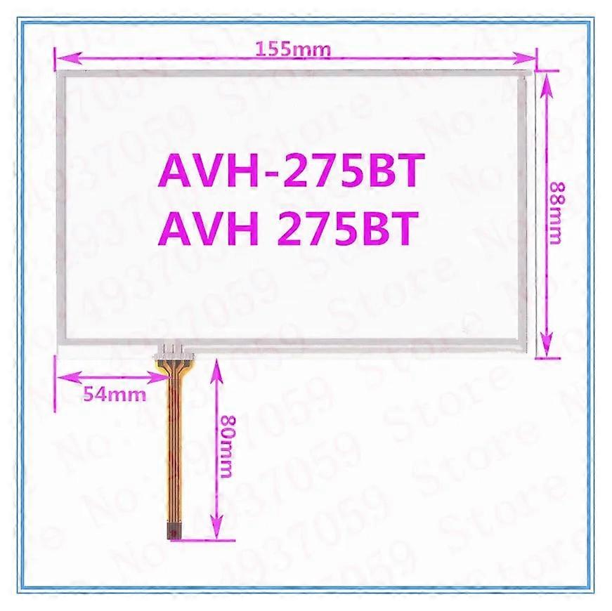 6.2 Inch CLAA062LA02CW For Pioneer AVH~275BT AVH 275BT Car DVD Player Radio LCD Display Touch Screen Glass Sensor