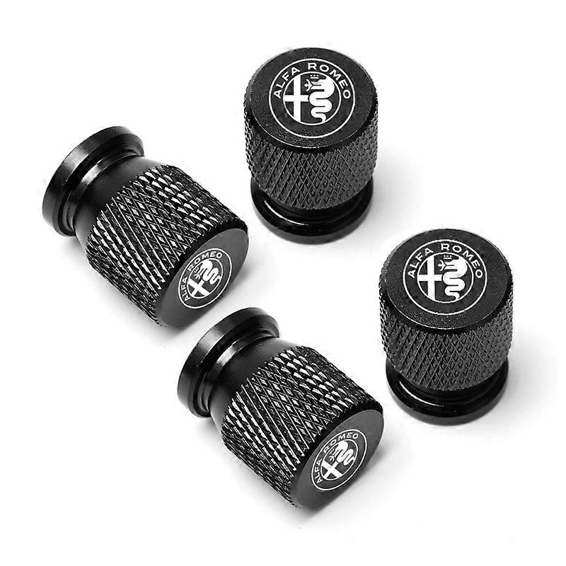 Per Alfa Romeo Giulia Stelvio Giulietta 156 159 147 Ruota Auto Pneumatico Tappi Valvola Coperture Pneumatico Stelo Aria Impermeabile-Motore Veicolo...