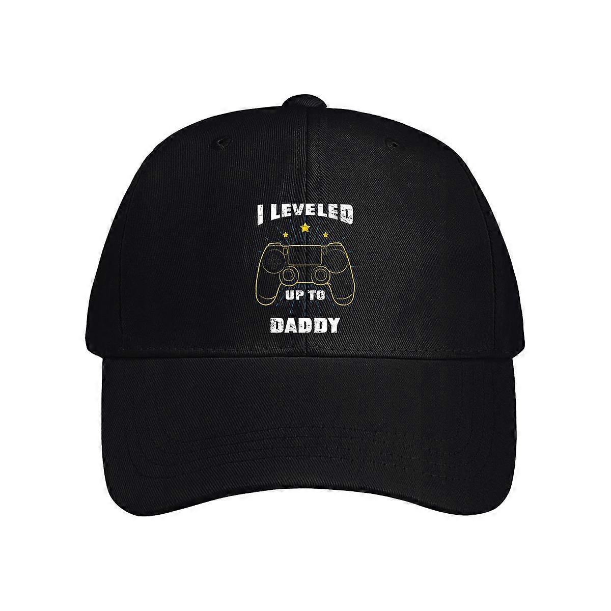 I Leveled Up To Daddy Baseball Cap