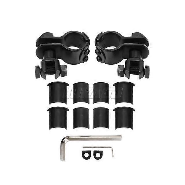 Motorcycle Foot Peg 1 1/4" 32mm Chrome Engine Guard Highway Footpeg Footrest Mount Clamp Universal For Harley Yamaha Suzuki