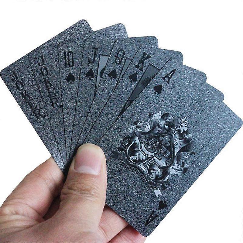 A2 building creative plastic pure black waterproof poker hot