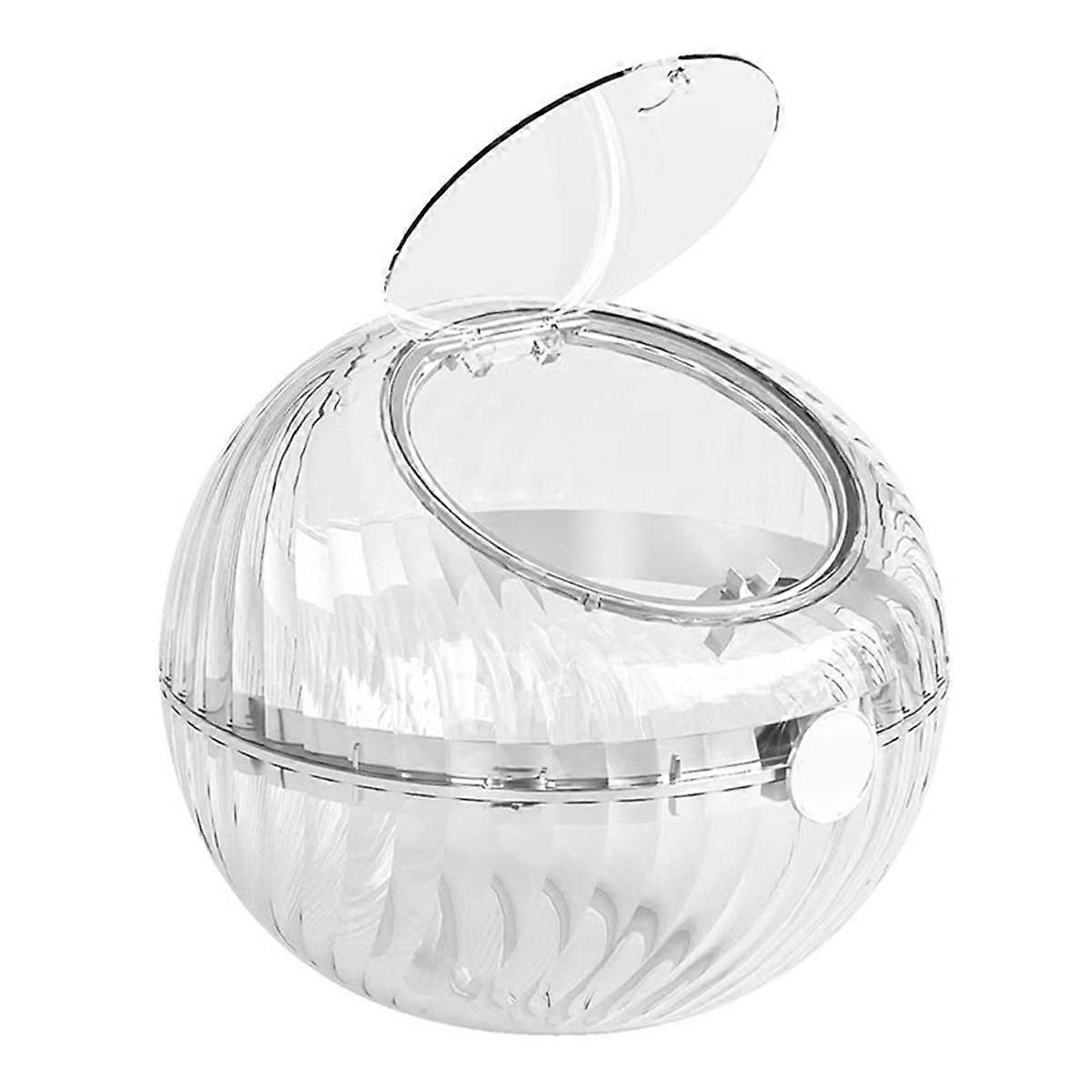 Pojemnik na kapsułki z pokrywką, przezroczysty plastikowy pojemnik do przechowywania kapsułek z kawą, stylowy i pojemny pojemnik na kapsułki z kawą