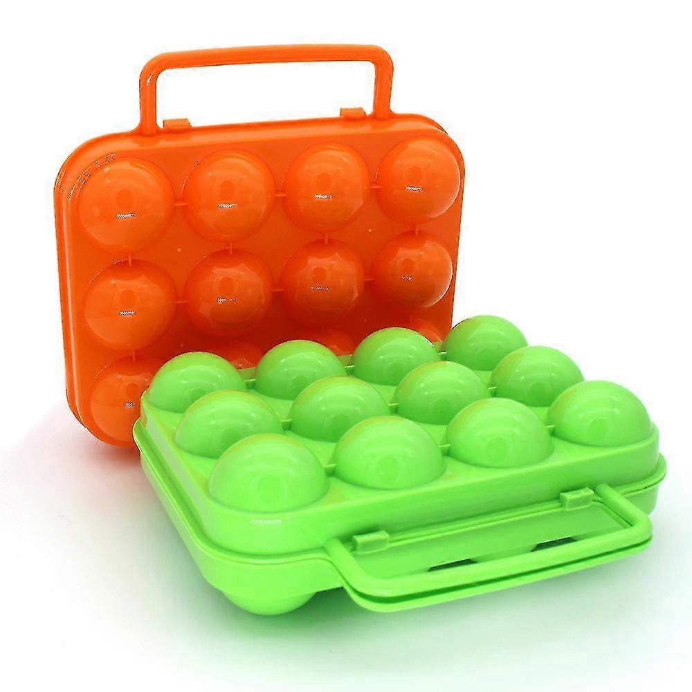 06.02.12 Stoßfester Eierbehälter Lebensmittelaufbewahrungsbox Koffer Camping Halter EYX