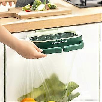 Porte-sac poubelle suspendu, support de sac à ordures de crochet de cuisine, porte-sac en plastique poubelle rack de stockage