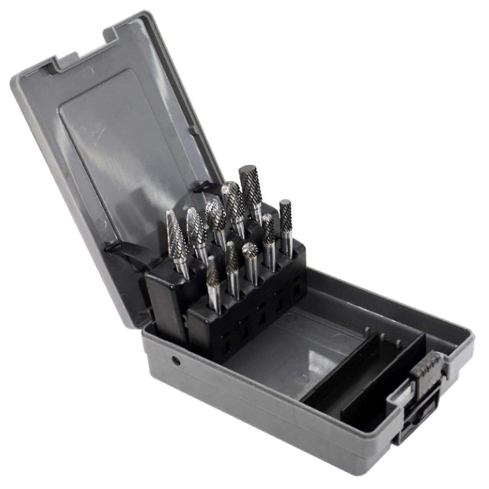 10x חיתוך קוצים קרביד בור סיבובי לחריטה גילוף עץ