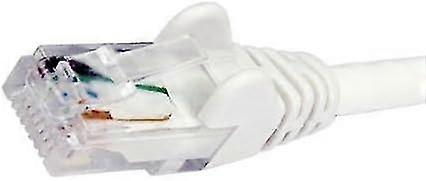 ? 50m WHITE Premium CAT5E (enhanced) Network Cable - Ethernet - LAN - Patch - Internet - Broadband - Router - Hub - Modem -10/100