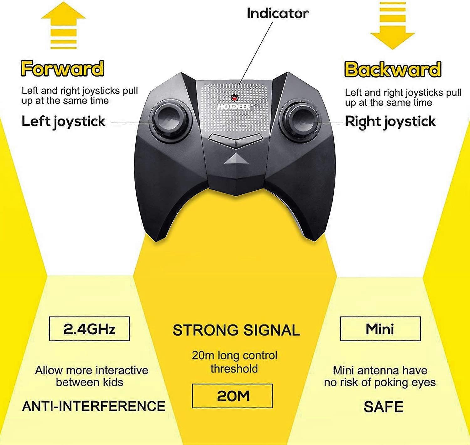 Remote Control Car, RC Stunt Car, Electric 4WD 2.4Ghz Double Sided ...