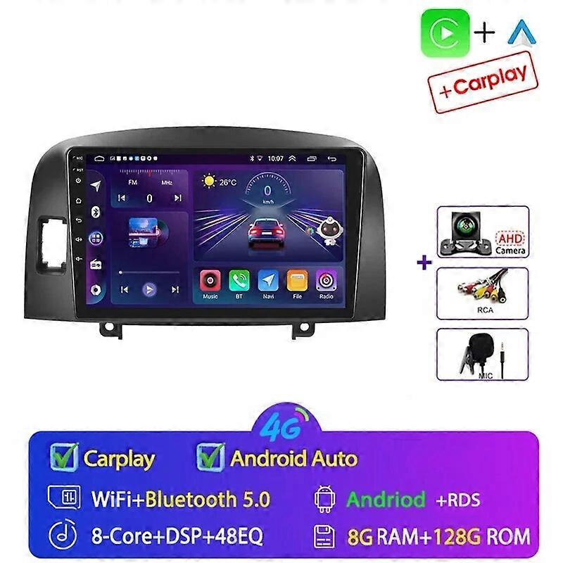 Android 13 Pro Hyundai SONATA NF 2004-2008 Autorádio DVD Multimediální přehrávač GPS navigace Stereo hlavní jednotka CPU č. 2din