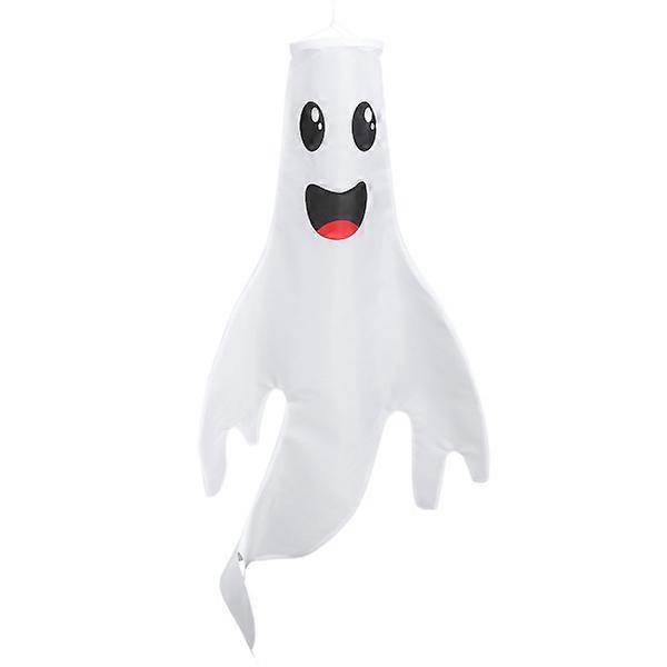 1pc Ghost Halloween Decoration Windsock Flag Hanging Ghost Spook Windsock