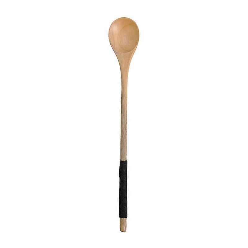 Soup Scoop Long Handle Deluxe Wooden Multifunction Stirring Spoon for Kitchen