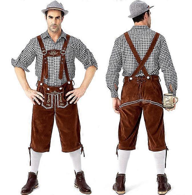Oktoberfest Bavarian Short Lederhosen for Men
