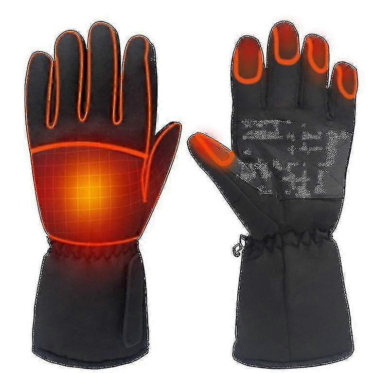 Electric Heated Gloves Heating Thermal Gloves Waterproof Touchscreen Gloves