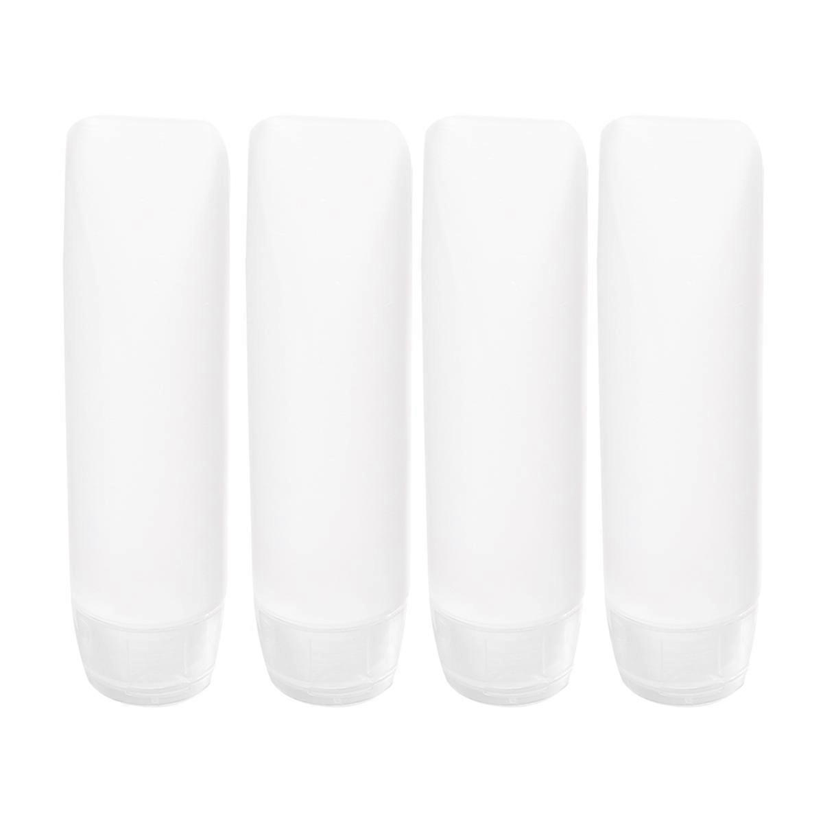 4 Pcs Hand Soap Container Empty Lip Gloss Bottles Soft Tubes Container Lotion Squeeze Bottles