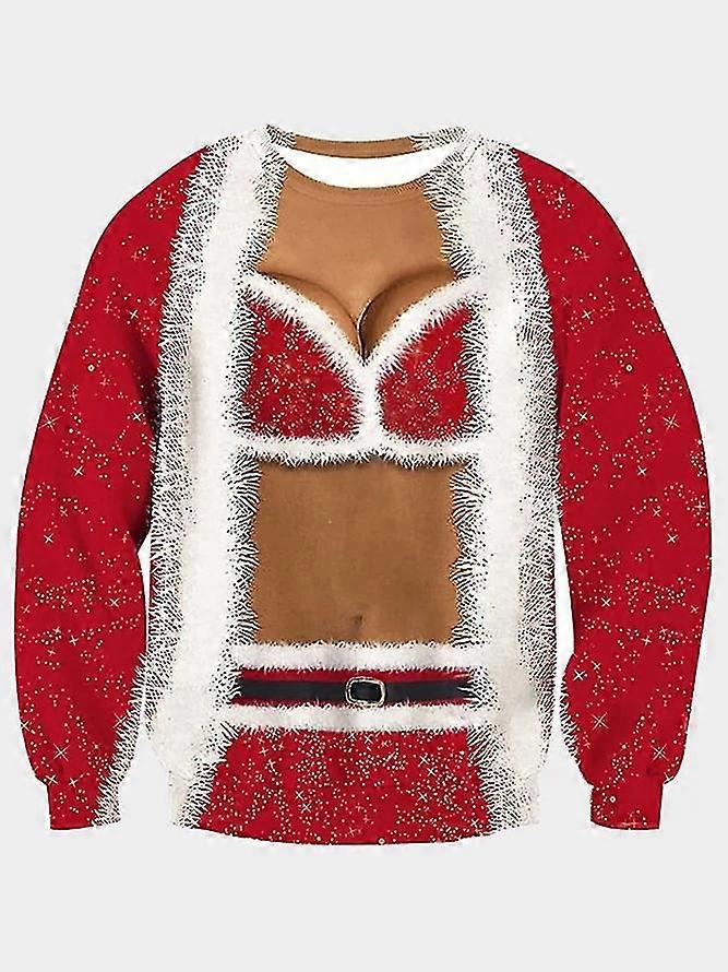 Crăciun luminos neon iluminat pulover de Crăciun unisex hanorac, peste tot hanorac imprimat 3d G39z2485 hanorac casual pulover cadou de Crăciun