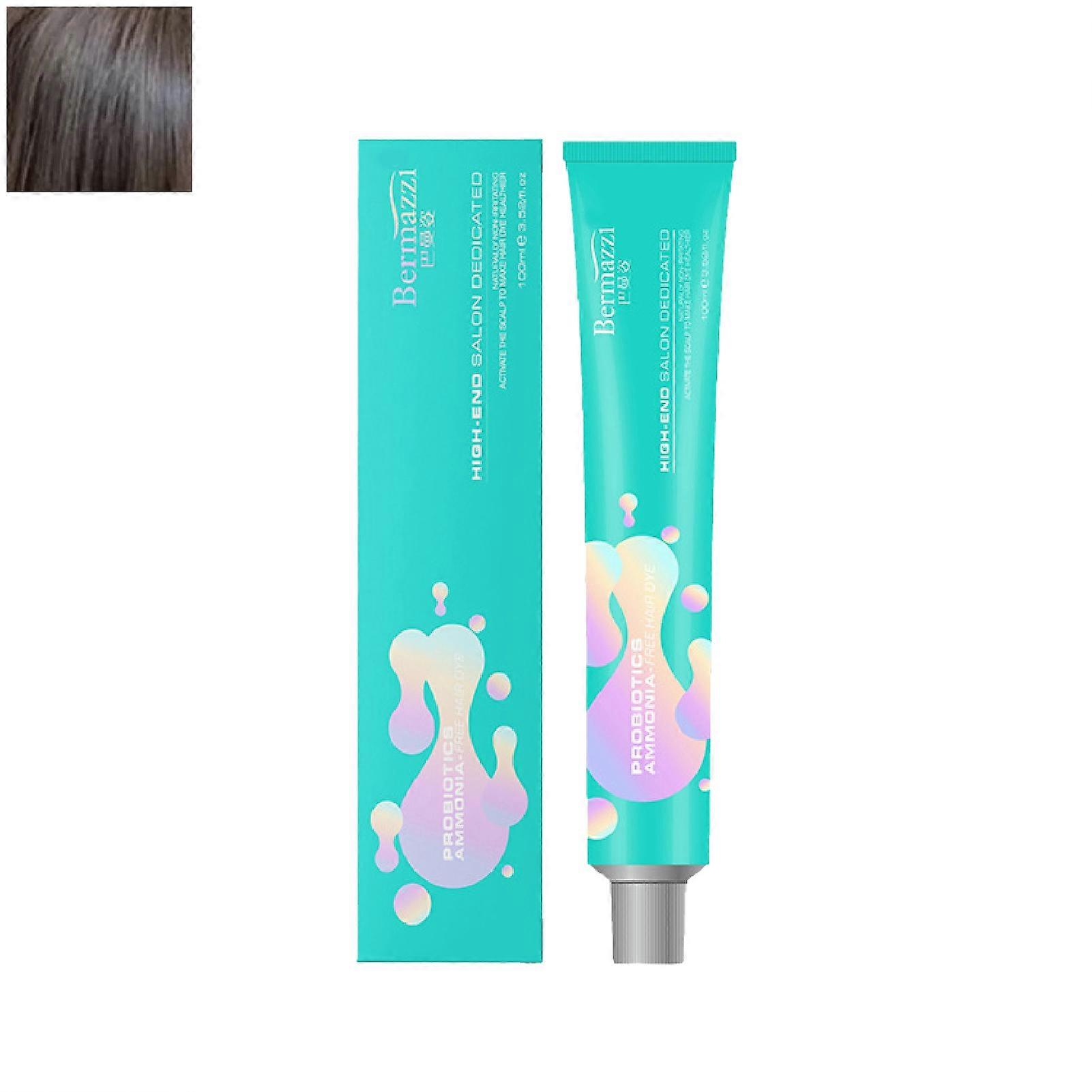100ml Natural Effect Hair Dye Cream High Saturation Multiple Colors Professional Bleaching Agent Long Lasting Cream for Home Use QinHai
