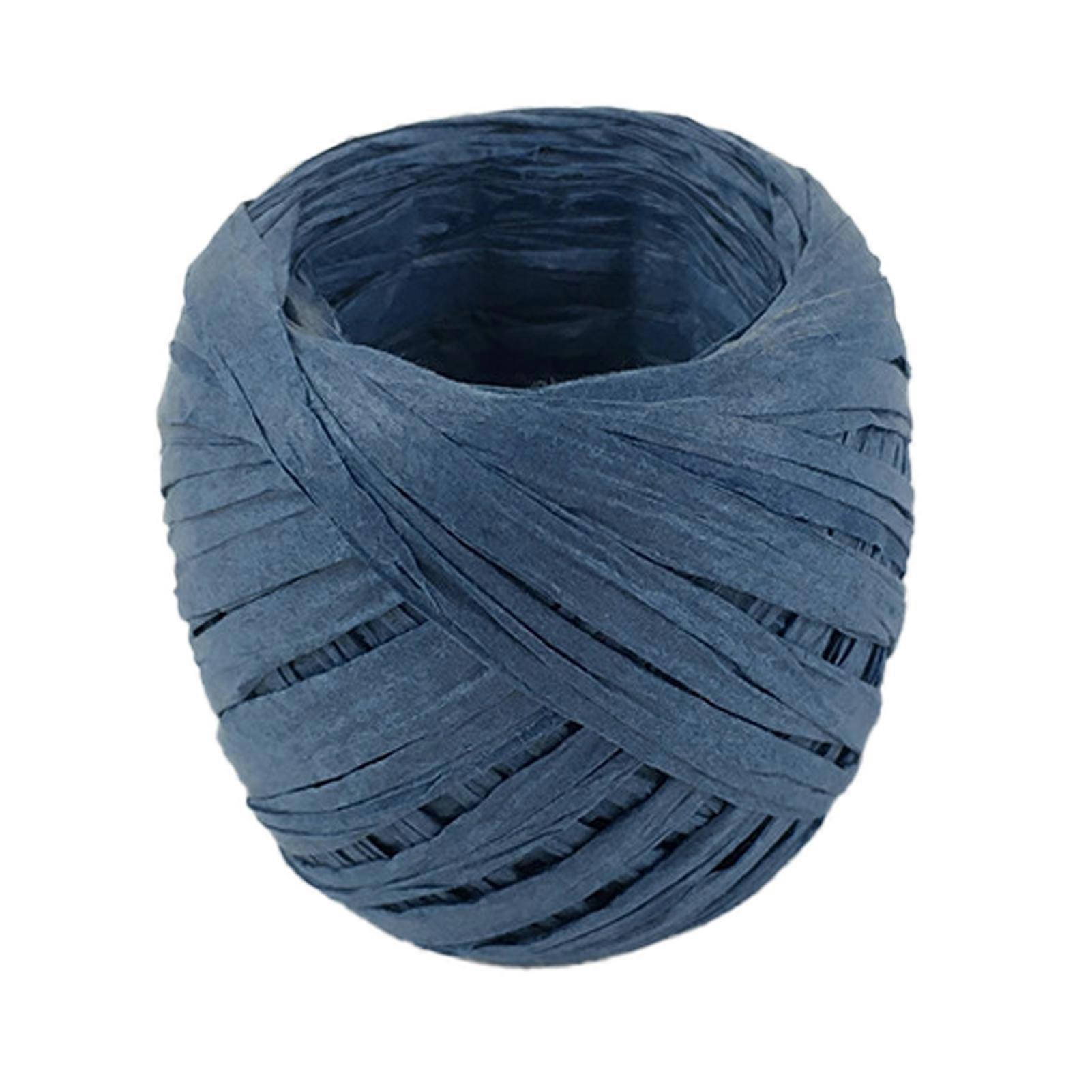 1 rotolo di nastro di carta resistente all'usura multiuso 17 colori rafia nastro di carta corda per regalo Qinhai