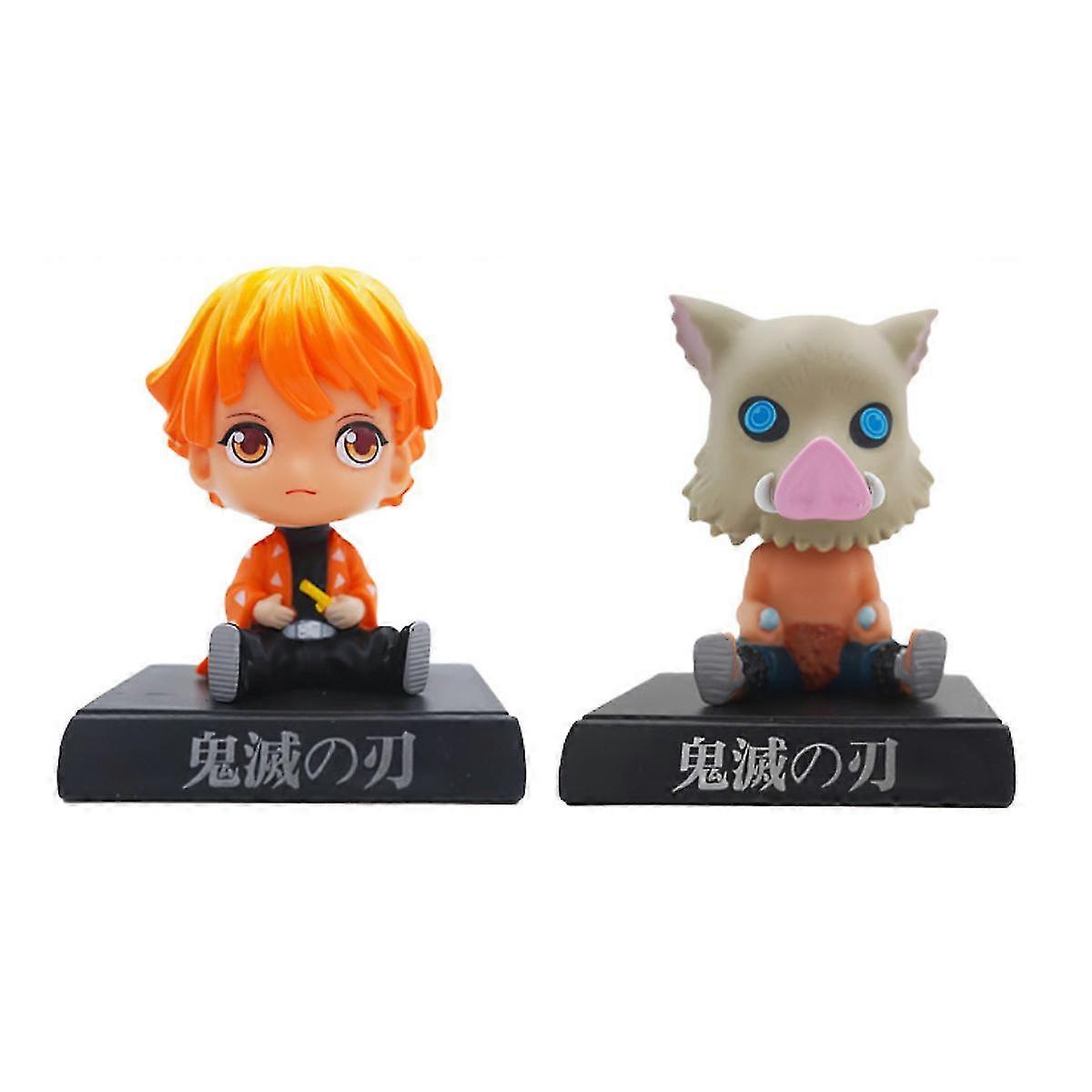 2pcs Agatsuma Zenitsu Figure Toy Model