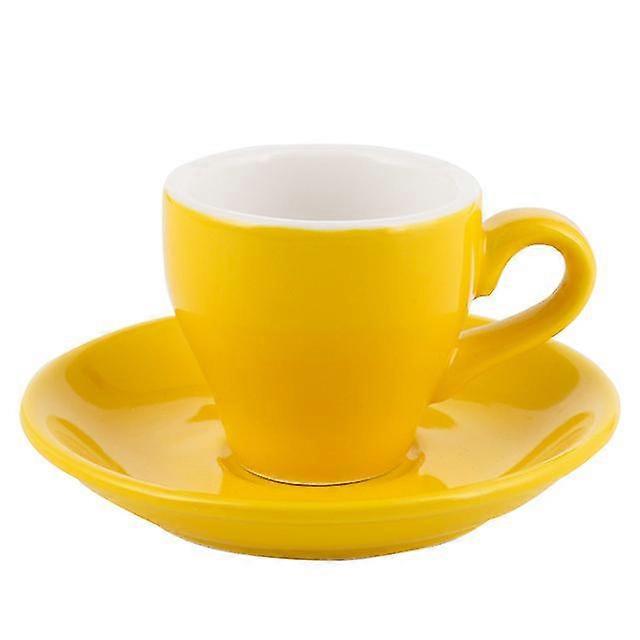 Macaron Espresso Black Italian Coffee Cup