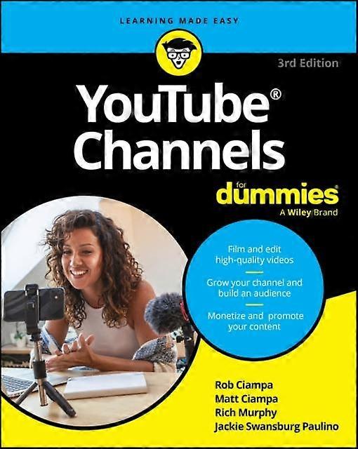Youtube Channels For Dummies by Jackie Swansburg Paulino Paperback Book