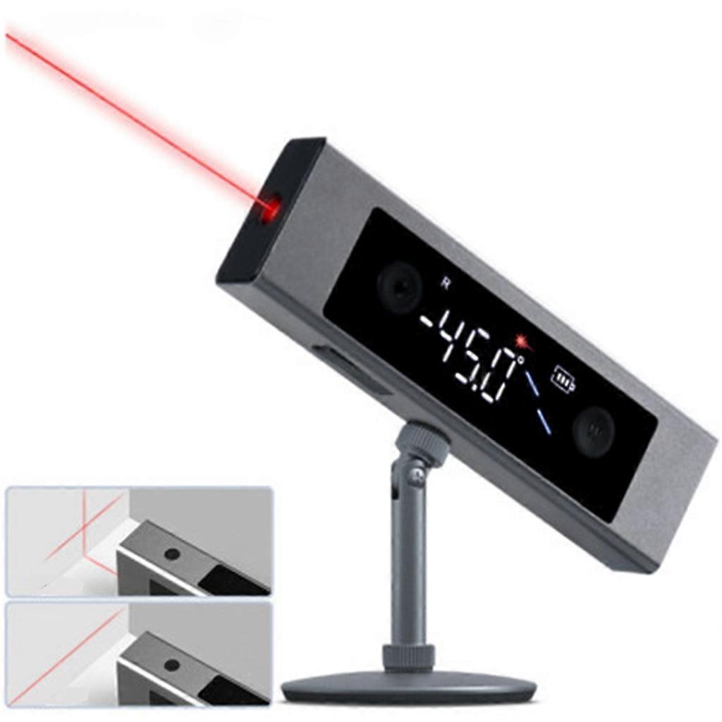 Level Laser Protractor- LED Angle Finder Laser Inclinometer Angle Measure Ruler